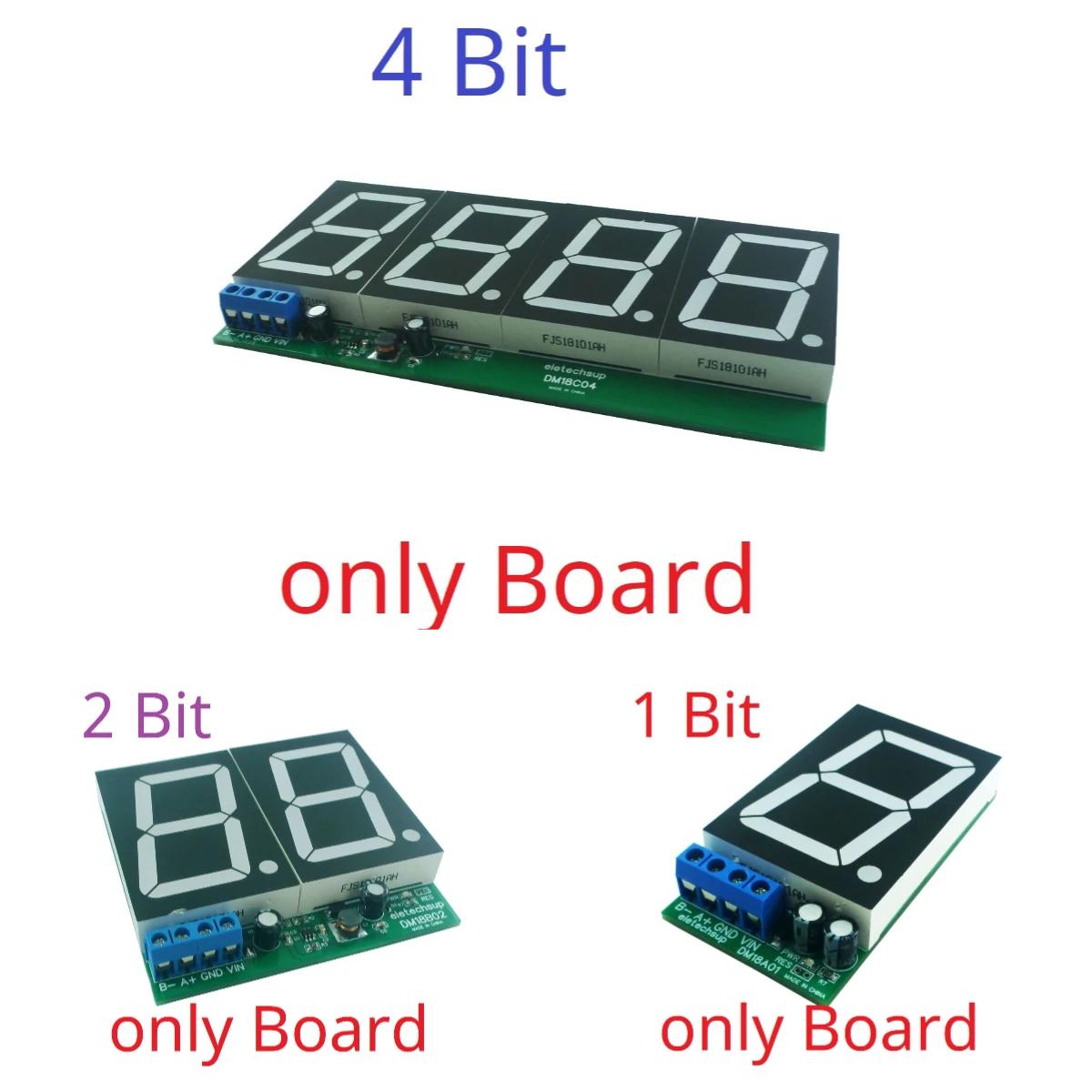 DC 12V 24V 1.8 ġ 1-4 Ʈ ASCII  ÷ , DIN  RS485 Modbus RTU PLC  Ʃ LED 